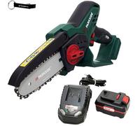 HEADNMORE® Parkside® PAGHS 20 Coupe-bois sans fil 20 V + porte-clés HEADNMORE® (1 batterie 4 Ah)