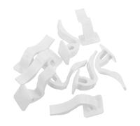 HEALANAN 10 Pièces Kit de Clips de Radiateur en Plastique Blanc, Fixation | Tuyau et Radiateur, Usage Maison ou Hôtel, Design Discret, Maintien Sûr, Usage Solide