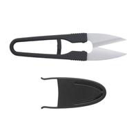 HEALANAN Ciseaux Forme U Avec Lame Céramique Coupe-fil Précis Pour Broderie Et Point De Croix Avec Manche Plastique Et Protection
