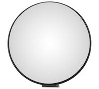 HEALANAN Miroir Convexe de Sécurité en ABS Noir 30cm Grand Angle Prévention des Accidents Surveillance des Angles Morts pour Magasins et Zones à Fort Trafic