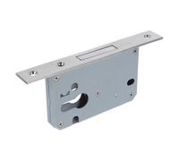 HEALANAN Verrous à loquet en acier inoxydable, 1 set, verrou encastré à pêne simple pour portes de grange et portes de service, avec vis de fixation