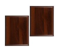 HEALEEP 2pcs Plaques de Bois Inachevées en Bois de Noyer pour Décoration Murale, Fixation Murale ou Pose sur Table, pour Projets DIY et Cérémonies Sportives