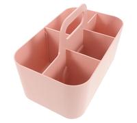 HEALEEP Boîte de Rangement Compartimentée en Plastique Polyvalente Organisateur de Maquillage avec Poignée pour Bureau et Espace de Travail, pour Cosmétiques et Fournitures