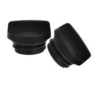 HEALEEP Capuchon de Base de Parasol Supérieure Noir en Plastique Anneau de Trou pour Parasol de Table Insert de Poids pour Parapluie Extérieur Lot de 2 Set de Set de Pcs