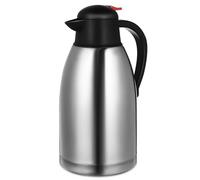 HEALEEP Carafe Isotherme à Café Capacité 2l en Acier Inoxydable 201 avec Couvercle et Poignée Portable et Élégante pour Boissons Chaudes ou Froides