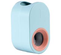 HEALEEP Distributeur Automatique de Dentifrice Bleu Facile à Utiliser Mural en Plastique Presse Dentifrice Pratique et Élégante pour Décoration de Salle de Bain