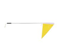 HEALEEP Drapeau de Guide pour Garçon et Filles à Haute Visibilité, Facile à Porter, en Polyester Mât Télescopique en Acier Inoxydable, pour Camping et Activités de Groupe