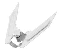 HEALEEP Fourchette à Poulet Rôti Réutilisable en Acier Inoxydable Argenté Accessoire Solide pour Grilles de Barbecue Pratique pour Barbecue Maison Cuisine