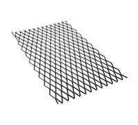 HEALEEP Grille en Acier Robuste 25 X 40 Cm Réceptacle à Braises pour Grille de Cheminée, Accessoire pour Foyer Extérieur et Intérieur avec Maillage Serré