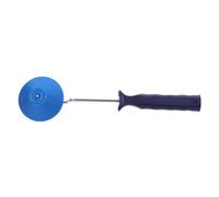 HEALEEP Mini Rouleau à Peinture D’angle, Texture Verticale, Bleu, 26 Mm | Caoutchouc et Métal, Lignes Nettes, Relief Décoratif Brique, pour Salons et Chambres, Style Moderne