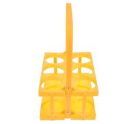HEALEEP Porte-Bouteilles 16-32oz Solide Design Multifonctionnel Portatif Pliable en Plastique Jaune pour 1 Bouteille pour Bar et Maison