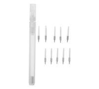 Healeved 1 lot de pointes de marqueur à peinture fines de 0,5 mm et tube vide, pointe de rechange, tube de marqueur à peinture rechargeable pour le bricolage, le marquage et le dessin