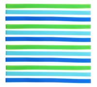 Healeved 12 Pièces Bandes Élastiques Plates en Silicone 20cm pour Cahier