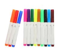 Healeved 12 Pièces Marqueur pour Tableau Blanc Effaçable, Stylo à Eau | Peinture Flottante, Grosse Capacité, Usage Scolaire, Prise en Main Confortable, pour Bébé et Garçon et Filles