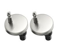 Healeved 2 Ensembles Kit de Boulons en Acier Inoxydable pour Fixation Sécurisée de Charnières de Siège de Toilette, Compatible Universellement, pour Salle de Bain