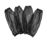 Healeved 2 Paires Manchons Imperméables en Tpu pour Avant-bras, Résistants à L'huile, Faciles à Nettoyer, Longueur Prolongée, Adaptés Jardinage Travail en Blanchisserie, Couleur Noire