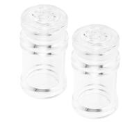 Healeved 2 Pièces Bouteilles à Épices Rechargeables en Cristal Design Élégant, Salière et Poivrière Pratiques Cuisine et Restaurants