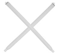Healeved 2 Pièces Tube de Drainage pour Climatiseur Blanc en Plastique, Résistant aux Plis et Effondrements, Évacuation pour Unité Ac Domestique Intérieure