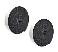 Healeved 2 Rouleaux Bande D'étanchéité en Mousse Eva de 2 Mètres pour Joint Porte et Fenêtre, Isolant Froid et Anti-condensation, pour L'été Vacances