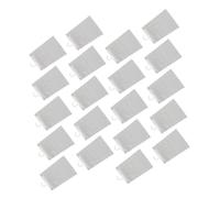 Healeved 25 Pièces Paquet de Rangement Suspendus Réutilisables en Pe | Fermeture Zippée, Crochets, Organisation Murale pour École à Maison, Bibliothèque et Classe