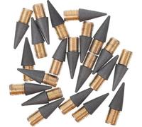 Healeved 30 Pièces Tête de Crayon Remplaçable sans Encre pour École et | Graphite et Alliage, Facile à Démonter, Recharges Remplaçables, pour Garçon et Filles et Étudiants