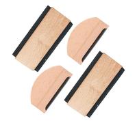 Healeved 4 Pièces Peigne à Boulocher en Bois et Métal pour Vêtements, Outil Manuel pour Enlever Peluches sur Pantalons et Tricots, Voyage Lessive