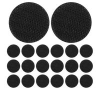 Healeved 40 pastilles auto-agrippantes adhésives, 2,5 cm / 1 pouce, à décoller et à coller, petits cercles adhésifs pour la fixation de rideaux et de tapis