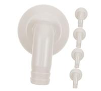 Healeved 5 Pièces Connecteur de Tuyau de Climatisation Blanc en Plastique Diamètre Intérieur 18mm sans Déformation Raccord Robuste pour Unité Extérieure Air Conditionné