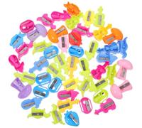 Healeved 50 Pièces Cartoon Taille-crayon Simple Manuel, Plastique Métal,