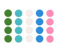 Healeved 500 recharges pour diffuseur d'huiles essentielles - Inserts de 25 mm pour Huile parfumée - Coussinets Ronds en Feutre pour Collier, Bracelet ou Accessoire de Fixation pour Grille
