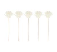 Healeved 5ensemble Bâtons Diffuseurs Rotin Naturel Parfumé Chrysanthème Roseaux pour Huile Essentielle Aromathérapie Maison Remplacement pour Diffuseur Parfum Intérieur