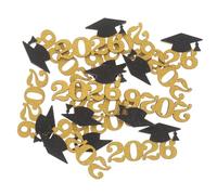 Healeved 60 Pièces Décoration de Table Bois pour Fête de Remise des Diplômes 2026, Centre de Table Créatif et Facile à Placer pour Diplômés, Souvenir Unique DIY