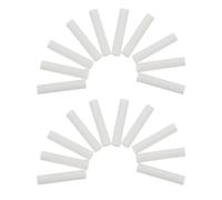 Healeved 60 Pièces Recharges de Gommes Cylindriques Blanches 5x25 Mm en Caoutchouc pour Crayons Mécaniques, Effaçage Précis et Compatibilité pour Dessin et Écriture Quotidienne
