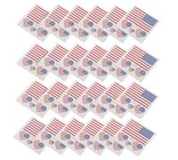 Healeved 60 Pièces Tatouages Temporaires Visage et Facile à Appliquer en Papier Drapeau Américain Design Polyvalent pour Fête Patriotique et Célébrations Veterans Day