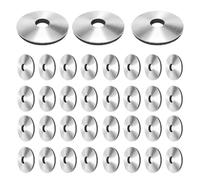Healeved 60 rondelles d'étanchéité en acier inoxydable EPDM collées 1/4", M6,3 x 25 mm, joints étanches en caoutchouc néoprène pour vis de toiture, fixations autoperceuses