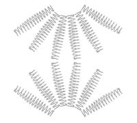 Healeved Acier Inoxydable Ressort de Sécateur Argenté 12 Pièces | Remplacement pour Taille-bordure et Cisailles de Jardin, Flexible, Anti-rouille, Installation Facile