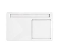 Healeved Bloc-Notes Porte-Autocollants Tableau de Notes Sublimé, Panneau en Panneau de Densité Blanc, pour DIY Sublimation, Maison et Bureau
