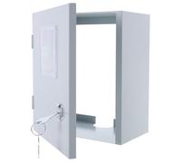 Healeved Boîte de Protection de Distribution Blanc, Boîtier de Compteur Électrique sans Fond avec Ventilation pour Usage Industriel en Extérieur
