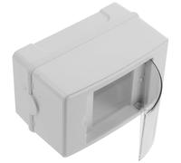 Healeved Boîtier de Disjoncteur Extérieur Étanche Ip65 2-3 Voies en Abs et PC Fenêtre Transparente, Petit Coffret Électrique de Protection pour Tableau de Distribution et Borne de