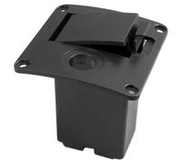 Healeved Boîtier de pile pour micro de guitare, support de pile 9V de remplacement pour guitare électrique, compartiment pour micro actif pour les performances en direct et l'utilisation en