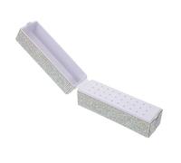 Healeved Boîtier de Rangement pour Embouts de Perceuse Ongulaire Emplacements Transparent Organisateur Antipoussière pour Outils de Manucure et Têtes de Polissage Accessoire Salon et Usage