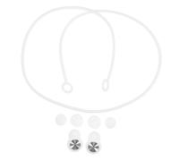 Healeved Bouchons Oreilles Anti-bruit Silicone pour Dormir Étudier et Voyager Du Bruit avec Motif Cd et Blanc Confortables et Protection Auditive pour Concerts et Natation