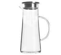 Healeved Bouteille D'eau Saine et Sûre Grosse Capacité 1450ml en Verre Borosilicate Haute Résistance pour Infusion de Thé à Domicile