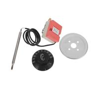 Healeved Bouton de Thermostat Réglable pour Chauffe Eau Électrique, | Température Stable, Plage 30 à 75 Degrés, Fer et Bakélite, Usage Compatible Chauffe Eau Électrique Couleur Aléatoire
