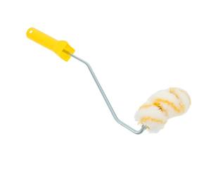 Healeved Brosse pour Conduites de gaz Brosse À Peinture pour Tuyaux avec Recharge Pinceau Intelligent pour Surfaces Incurvées Et Cylindriques pour Peinture De Tuyaux Barres Et Finitions Précises