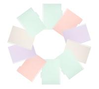 Healeved Cahier à Spirales B5 40 Pages PP avec Onglets pour Travail | Index à Quatre Couleurs, Pages Amovibles et Réinsérables, Grosse Zone D’écriture, pour Étudiants et Pros