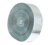 Healeved Carreaux en Fibre de Verre Argentée Boule Disco Miroir Adhésif Étanches et Sécurisés, pour Décorer Cuisine et Rafraîchir Votre Intérieur