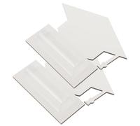Healeved Cartes Vierges à Sublimation de Chapeau de Diplômé 2pcs, Support Plastique et Mdf, Style Simple, Porte-petits Objets pour Mariage ou Bureau