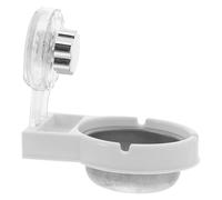 Healeved Cendrier et Gain de Place sans Perçage en Acier Inoxydable Blanc Mural Anti-Vent au Design Minimaliste et Simple pour Bureau et Salle de Bain