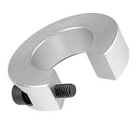 Healeved Collier Guidage Linéaire en Alliage D'aluminium D'arrêt D'arbre de Rail Linéaire Argenté Installation Facile Résistance Adapté pour